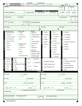 Official Mississippi Accident Report Form in PDF