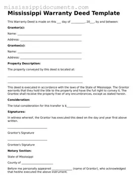 Attorney-Verified Deed Document for Mississippi State
